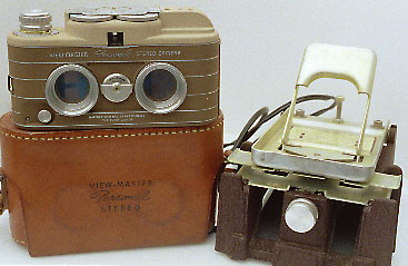 personal camera met bijbehorende stans