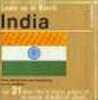 kaart van India met vlag